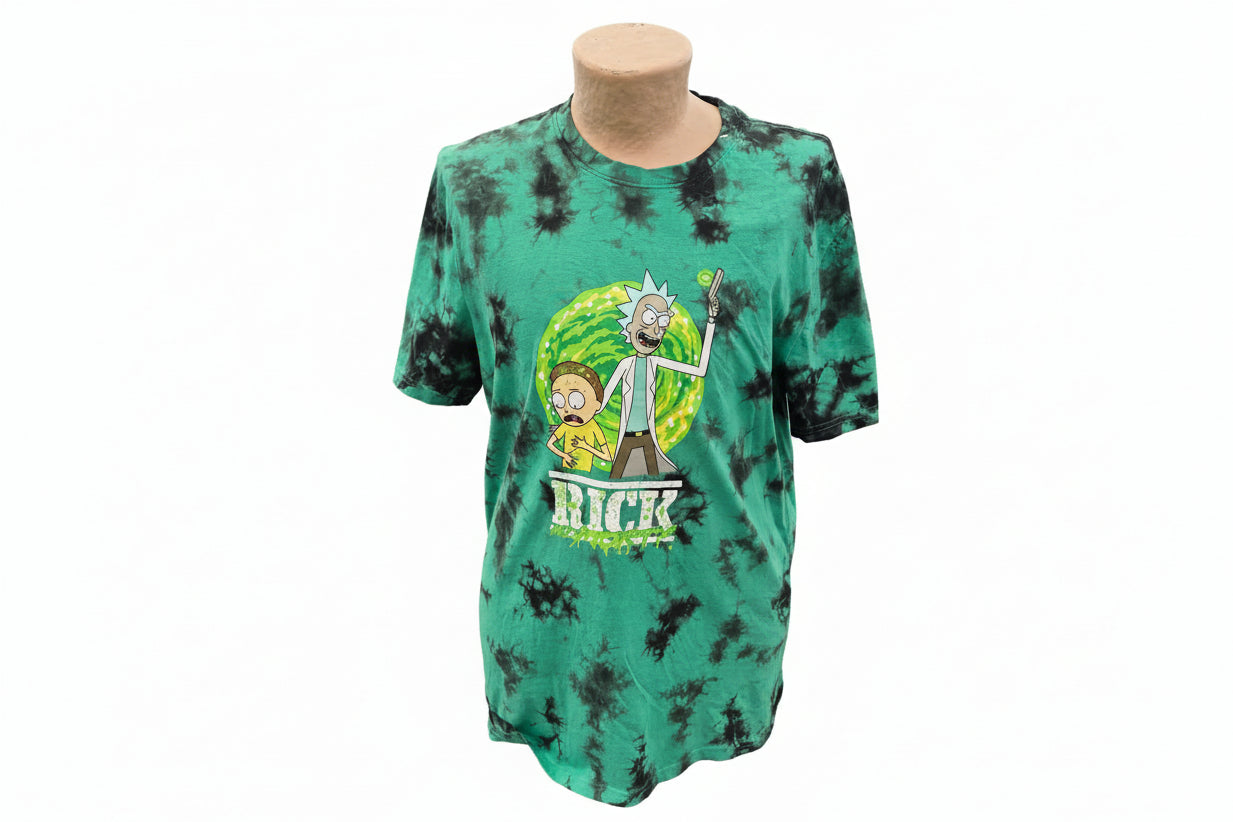 Rick and Morty Tie Dye Tee, Size L