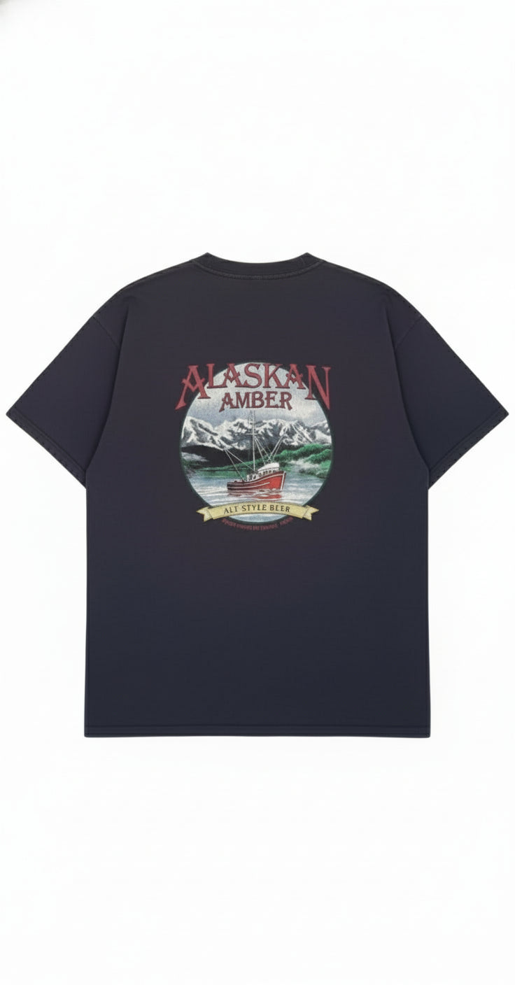 Black Tee - Alaskan Brewing Co., Size XL