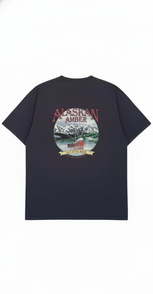 Black Tee - Alaskan Brewing Co., Size XL
