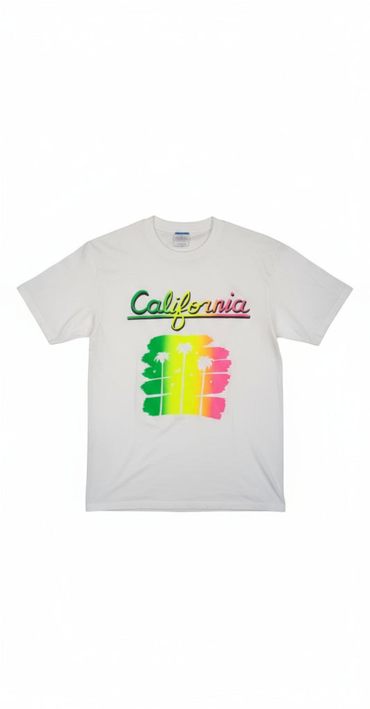 Vintage Neon California T-Shirt, Size S