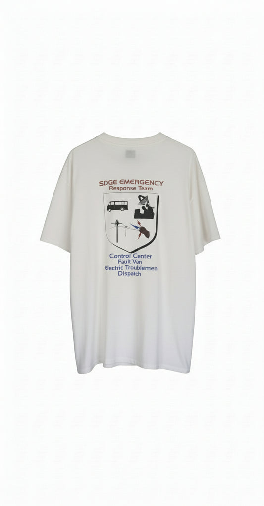 Vintage (Single Stitch) Emergency Response Team T-Shirt, Size XL