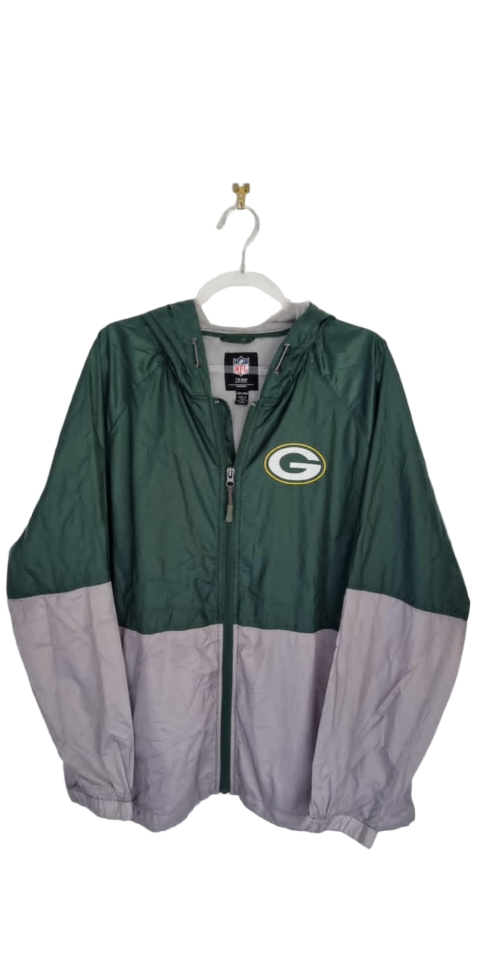 NFL Green Bay Packers Windbreaker - Women's Size XXL