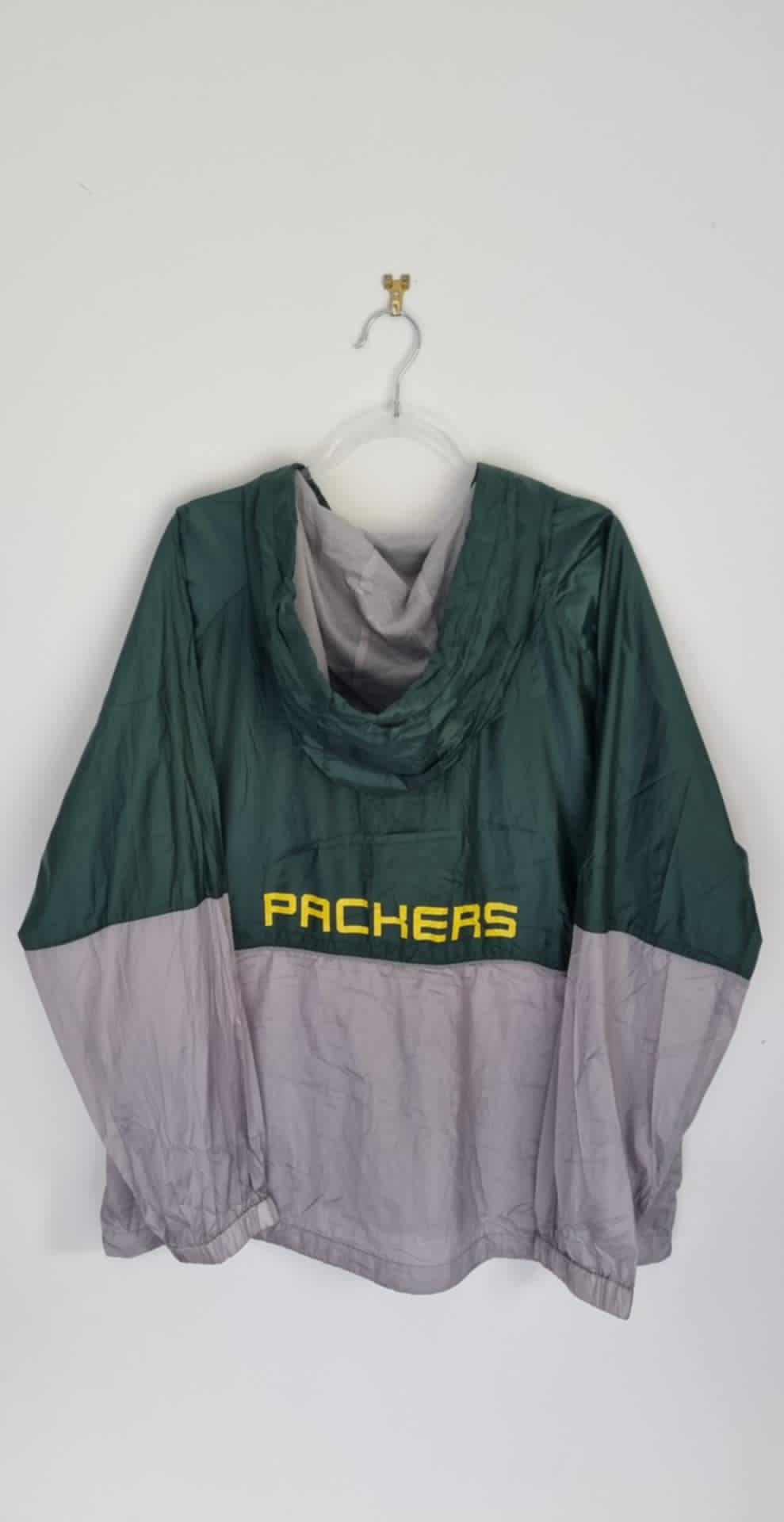NFL Green Bay Packers Windbreaker - Women's Size XXL