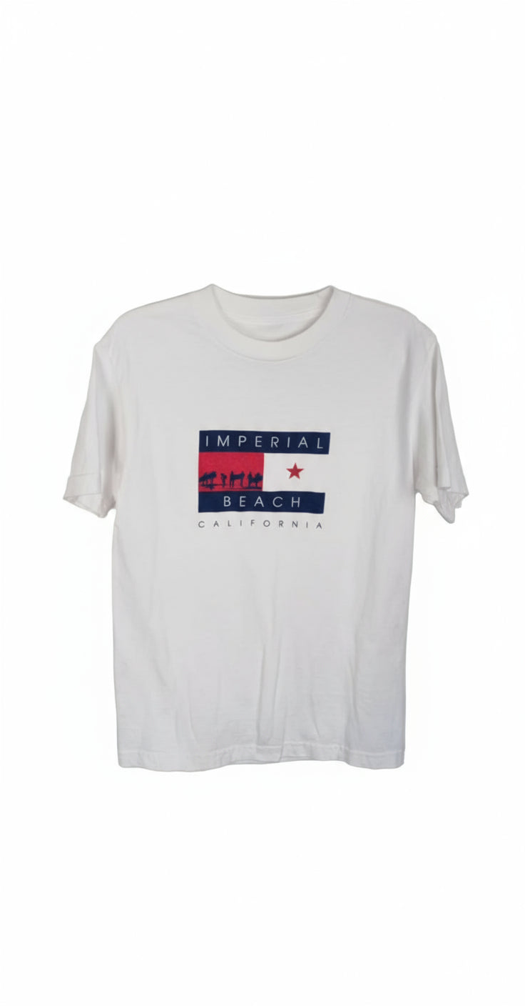 Vintage 90s T-Shirt - Imperial Beach California, Size S
