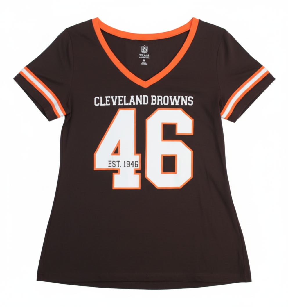 Women's NFL Cleveland Brown Tee, Size M