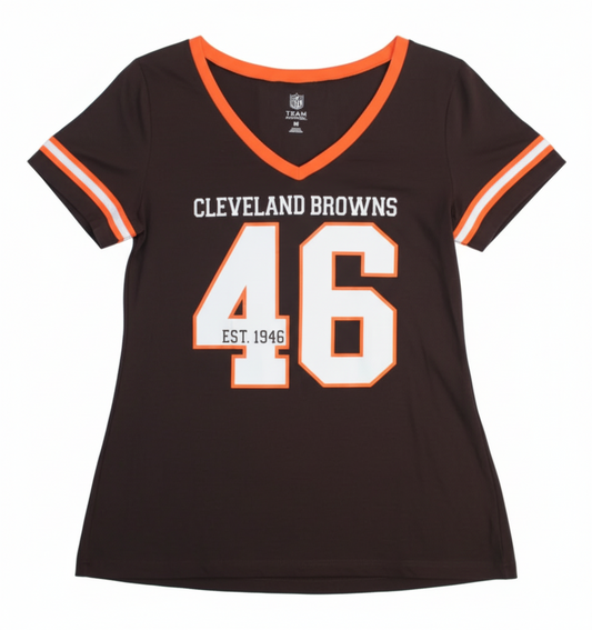 Women's NFL Cleveland Brown Tee, Size M