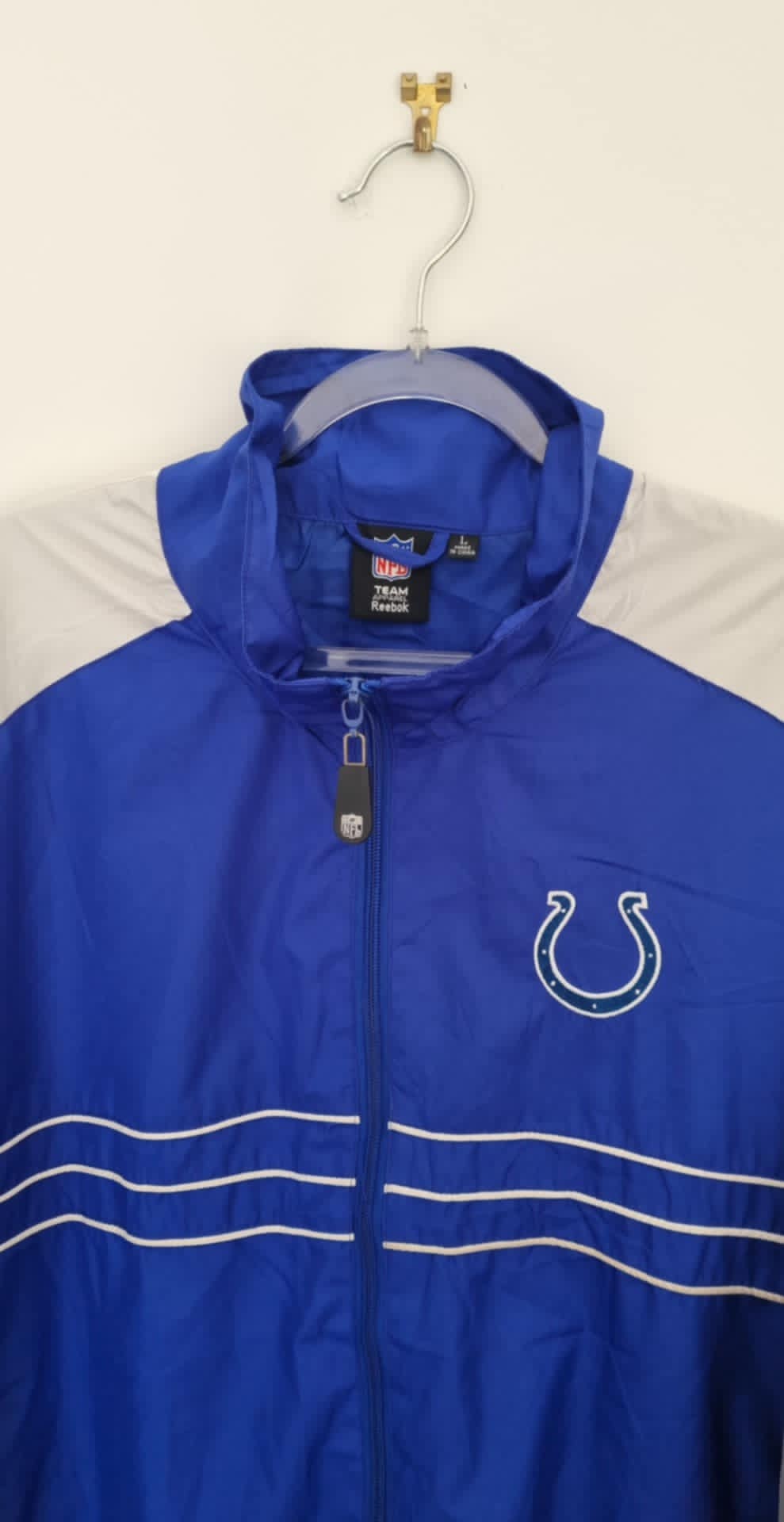 NFL Indianapolis Colts Windbreaker Jacket - Size L