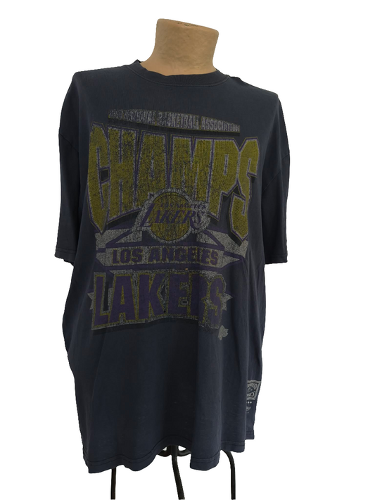 Faded Mitchell & Ness LA Lakers Tee, Size 2XL