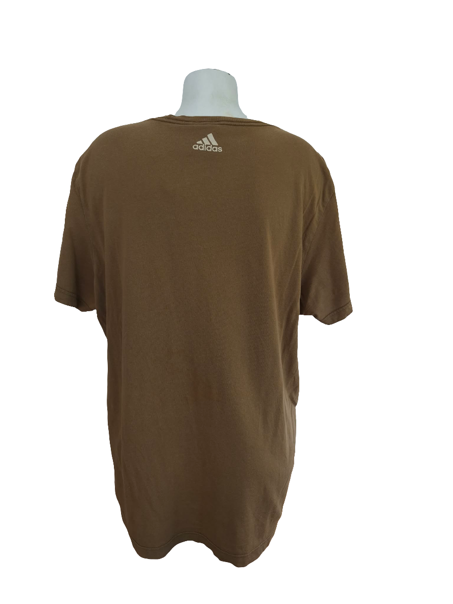 Khaki Adidas Tee, Size XL