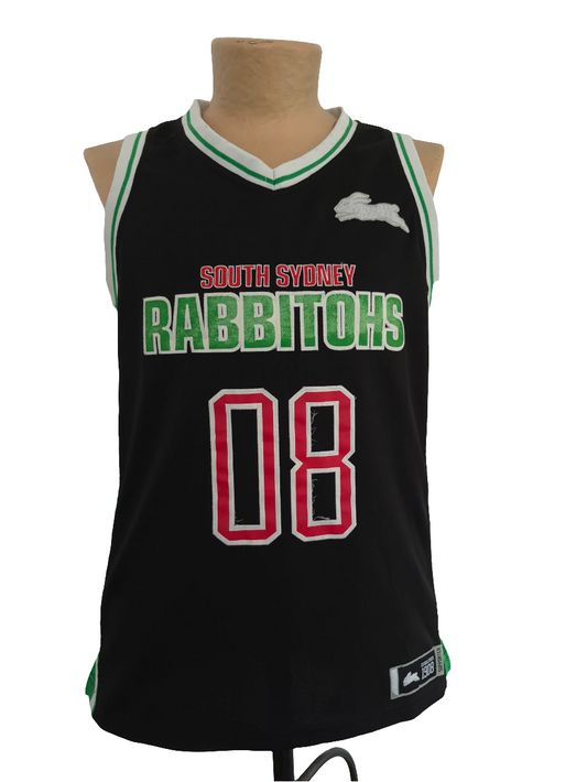 Kids South Sydney Rabbitohs Singlet, Size 14