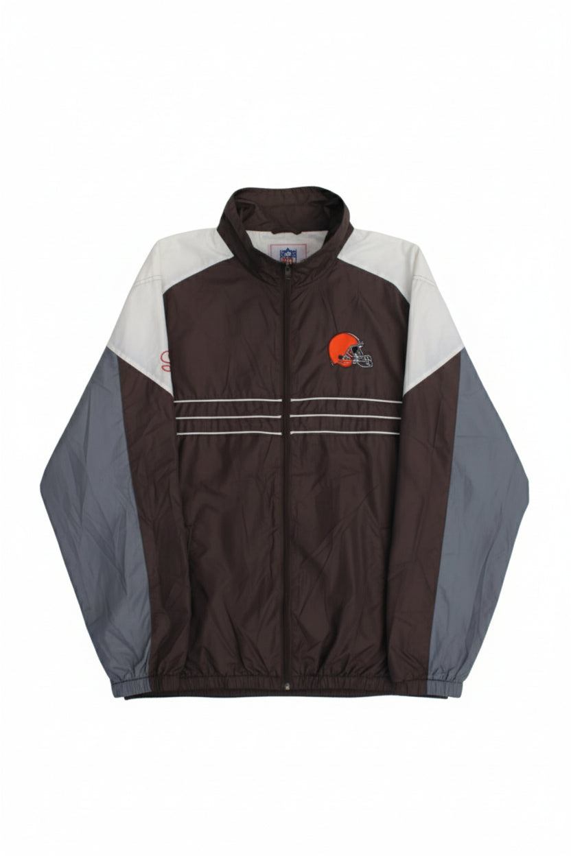 Vintage NFL Cleveland Browns Windbreaker, Size L