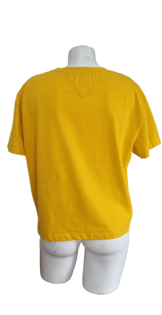 Cropped Tommy Jeans Tee, Size L