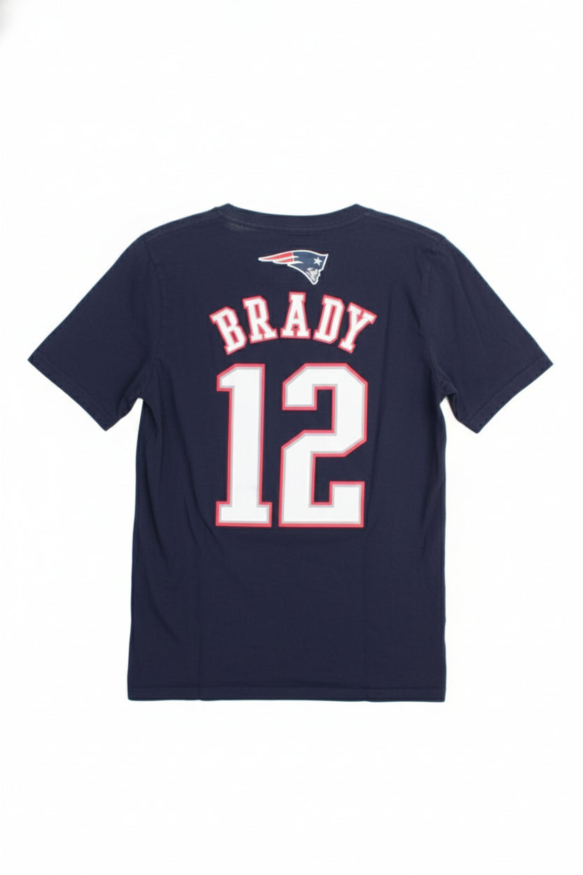 Kids NFL Patriots Tee (Brady), Size 14-16
