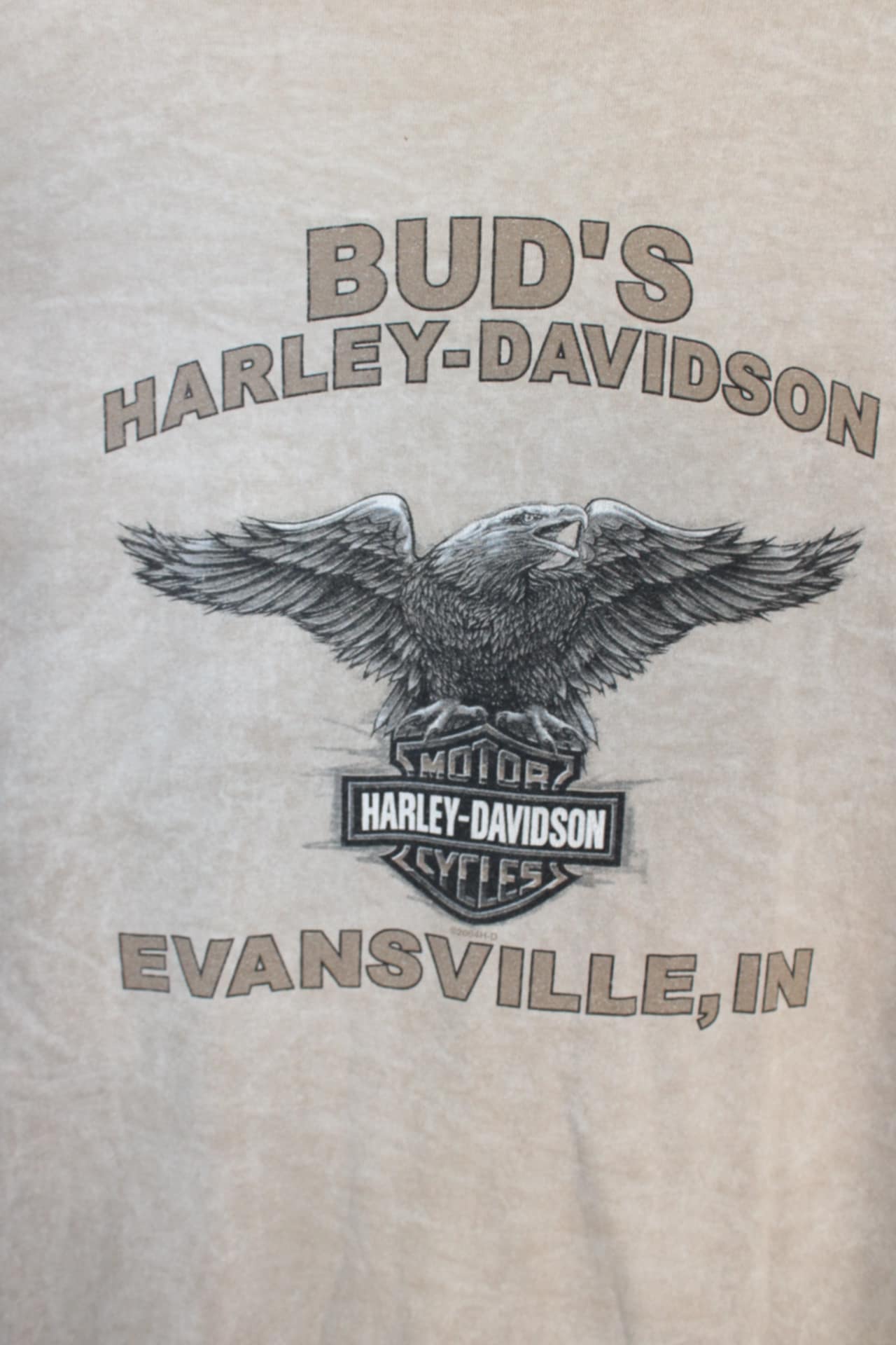Rugged Bud's Harley Davidson Tee (Vintage), Size XXL