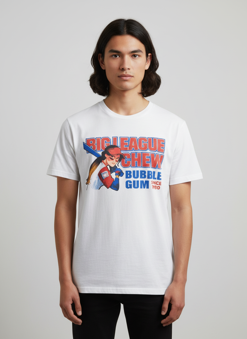 Big League Chew Bubble Gum Tee, Size S