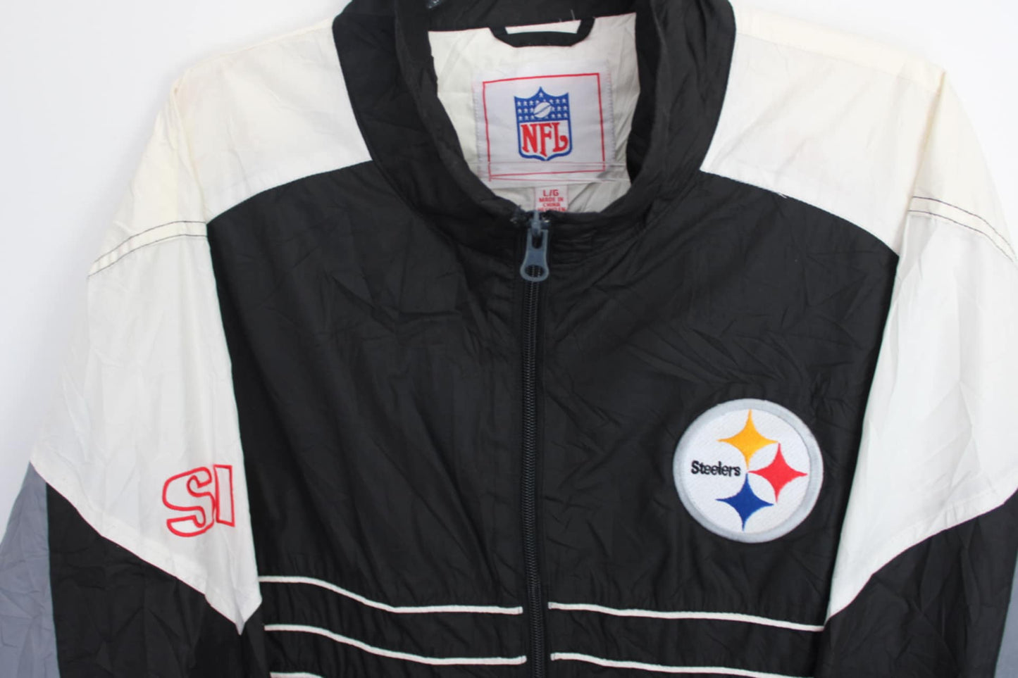 NFL Pittsburgh Steelers Windbreaker, Size L