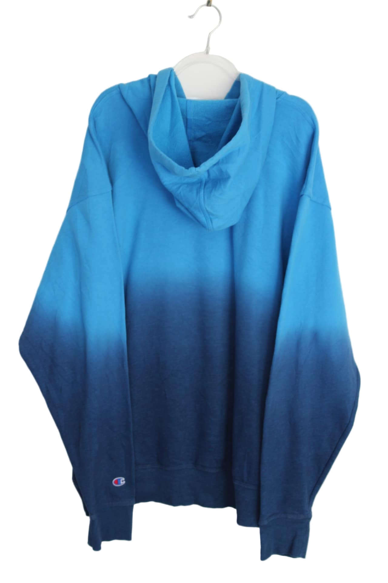Champion Dip Dye Blue/Navy Specialty Hoodie, Size XL
