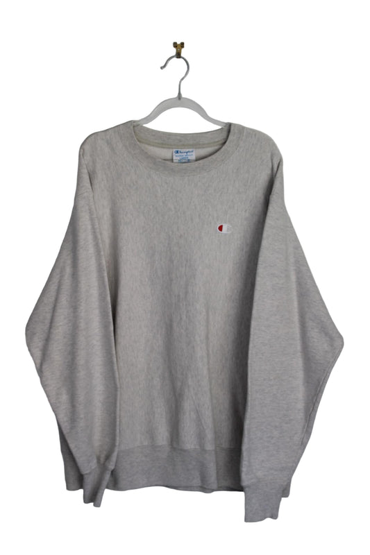 Light Grey Champion Crewneck, Size L