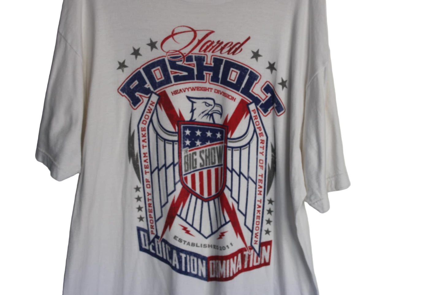 Jared Rosholt MMA (Mixed Martial Arts) Tee, Size XL