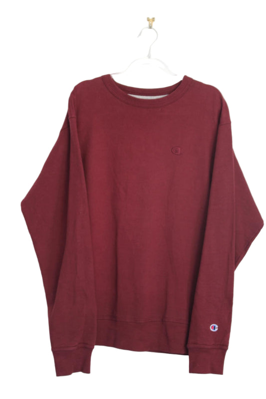 Burgundy Champion Hoodie, Size M