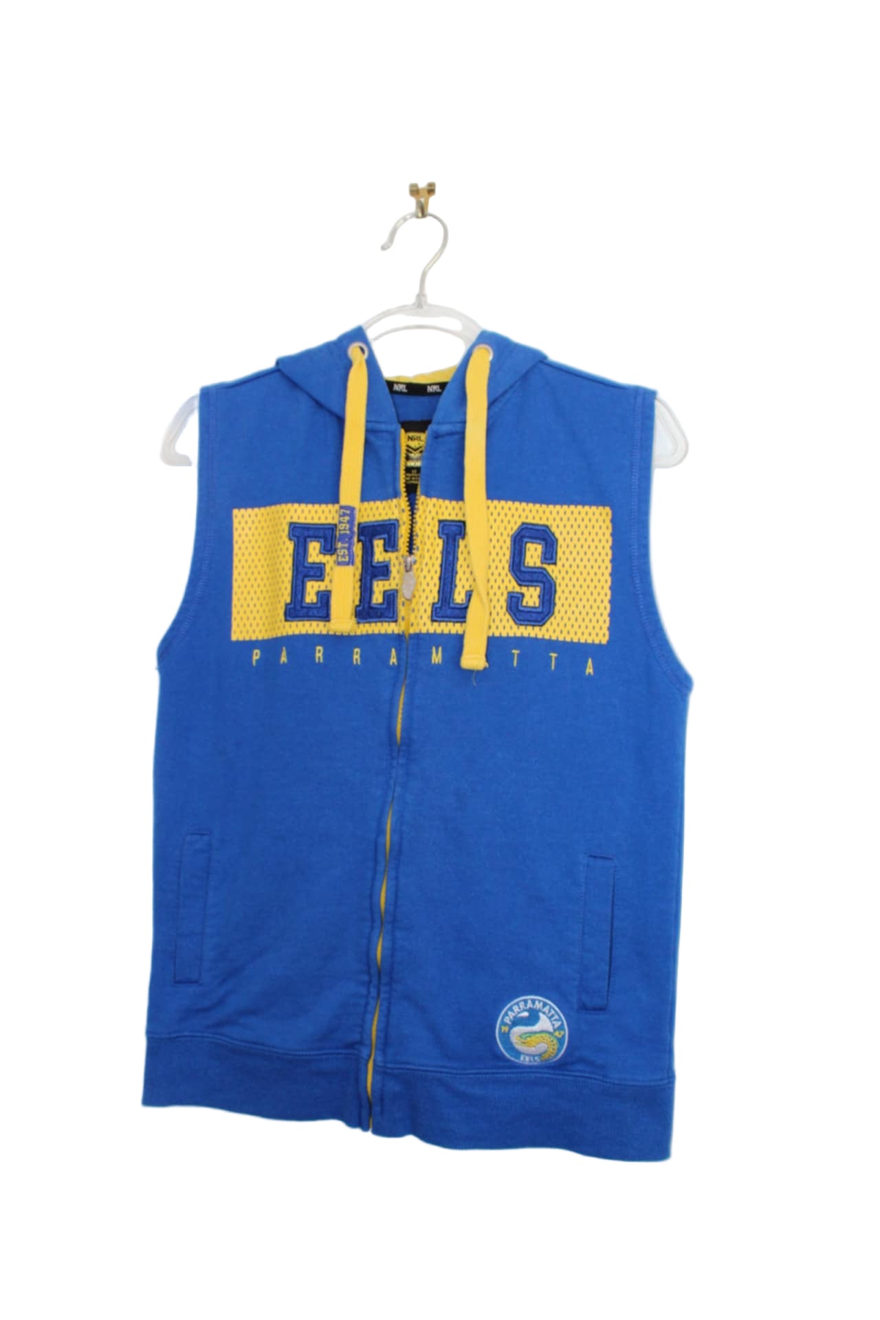 Kids NRL Singlet - Parramatta Eels, Size 12
