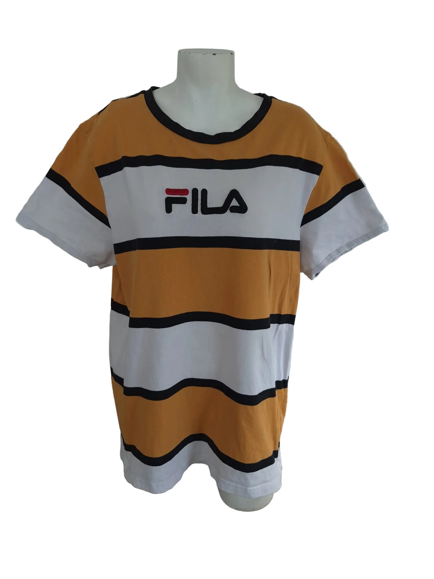 Striped Fila Tee, Size XL