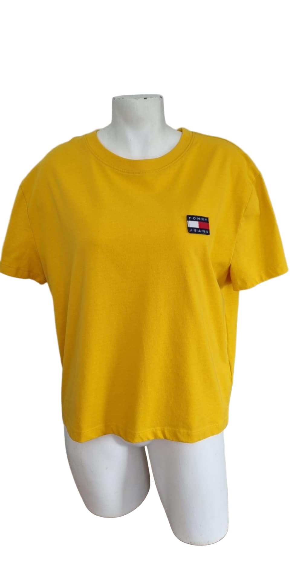 Cropped Tommy Jeans Tee, Size L