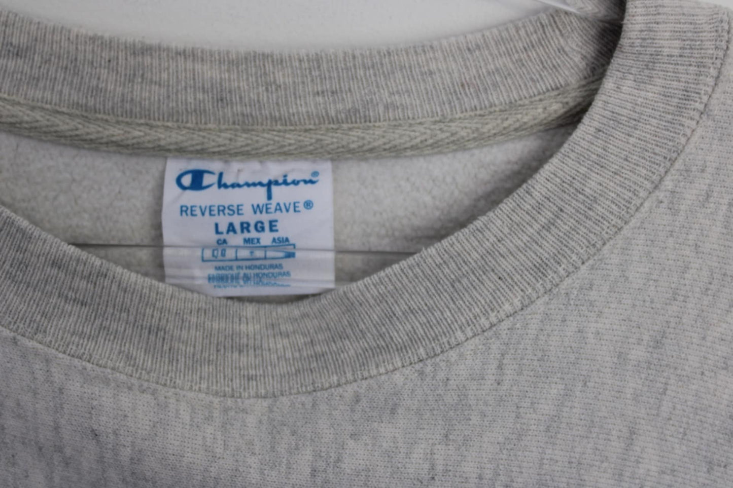 Light Grey Champion Crewneck, Size L