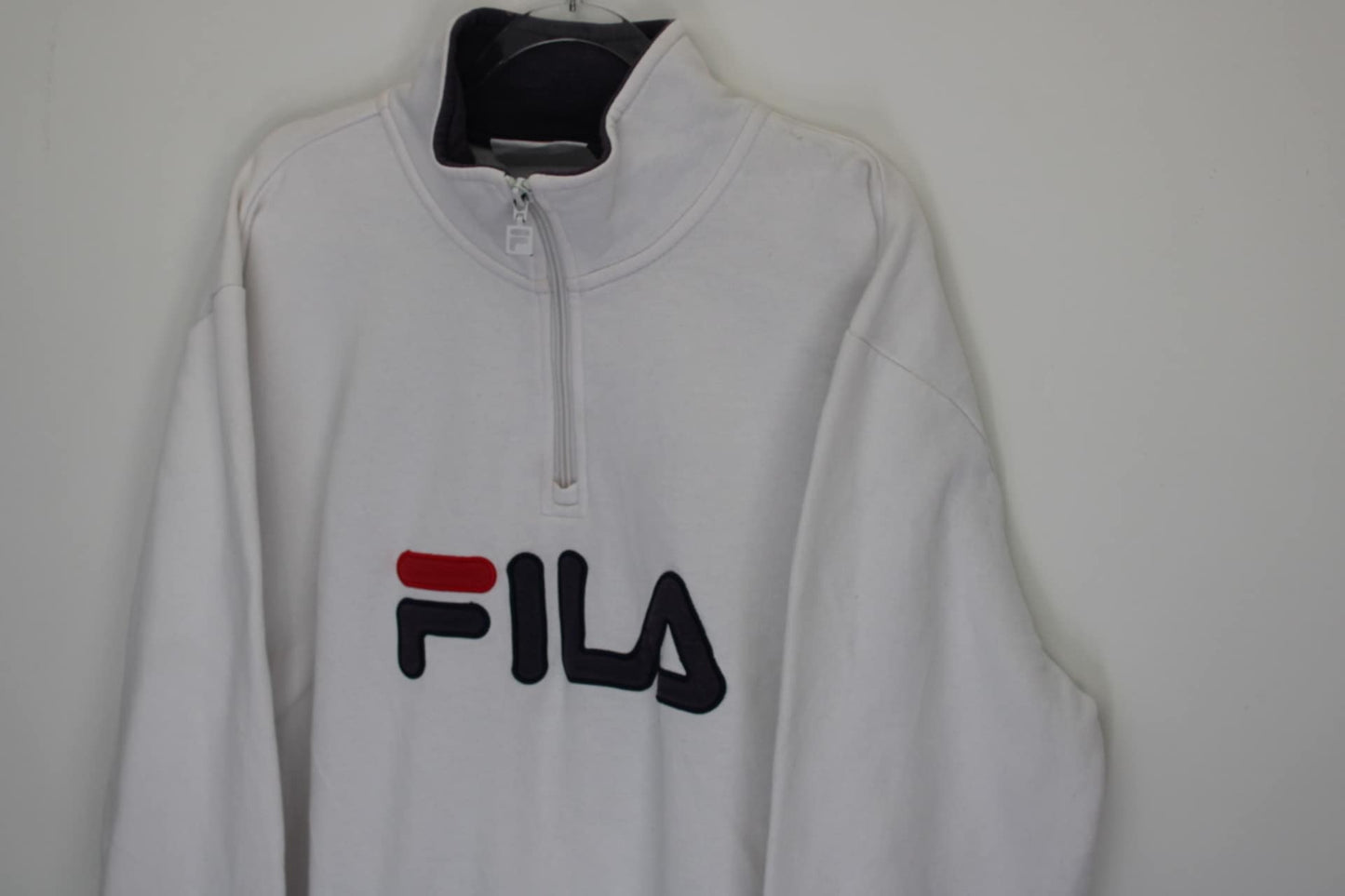 White Fila Sweater, Size XL