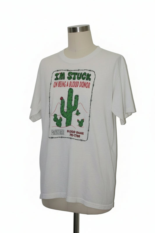 Vintage (Single Stitch) Blood Donor Tee, Size XL