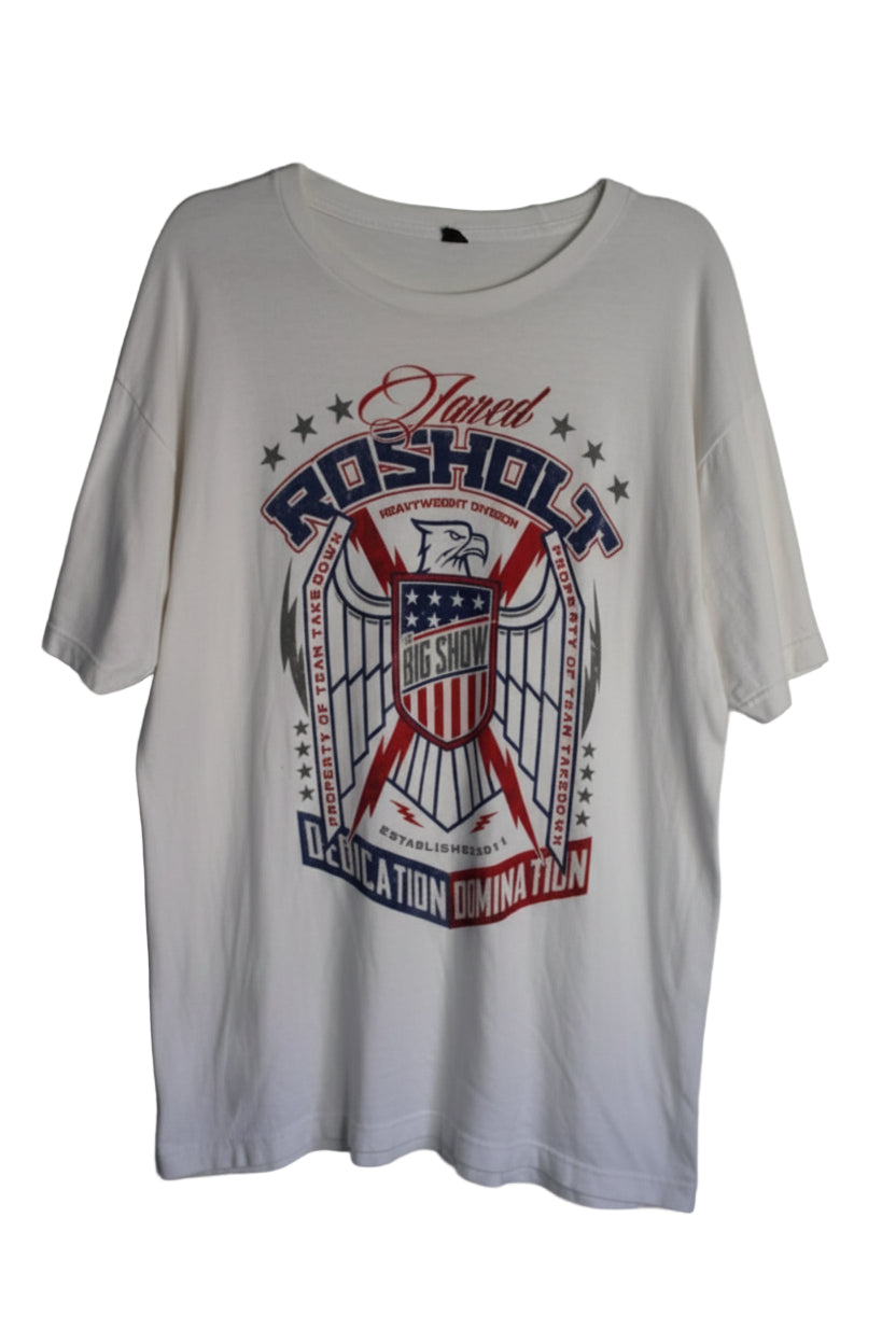 Jared Rosholt MMA (Mixed Martial Arts) Tee, Size XL