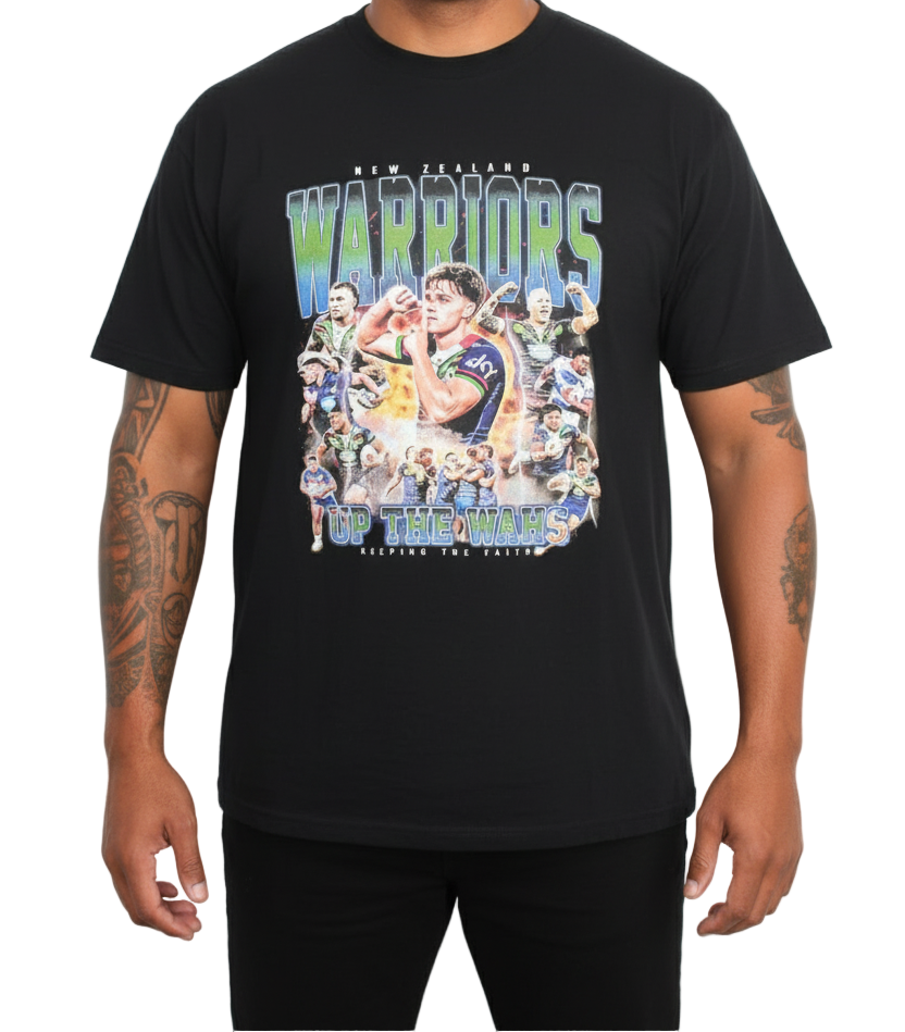 Warriors Tee, Size XL