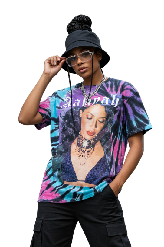 Aaliyah Tie Dye Tee, Size M