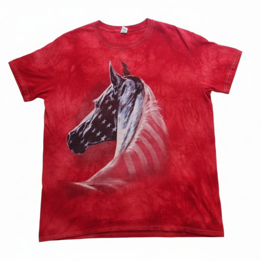 American Patriotic Horse Tee, Size XL