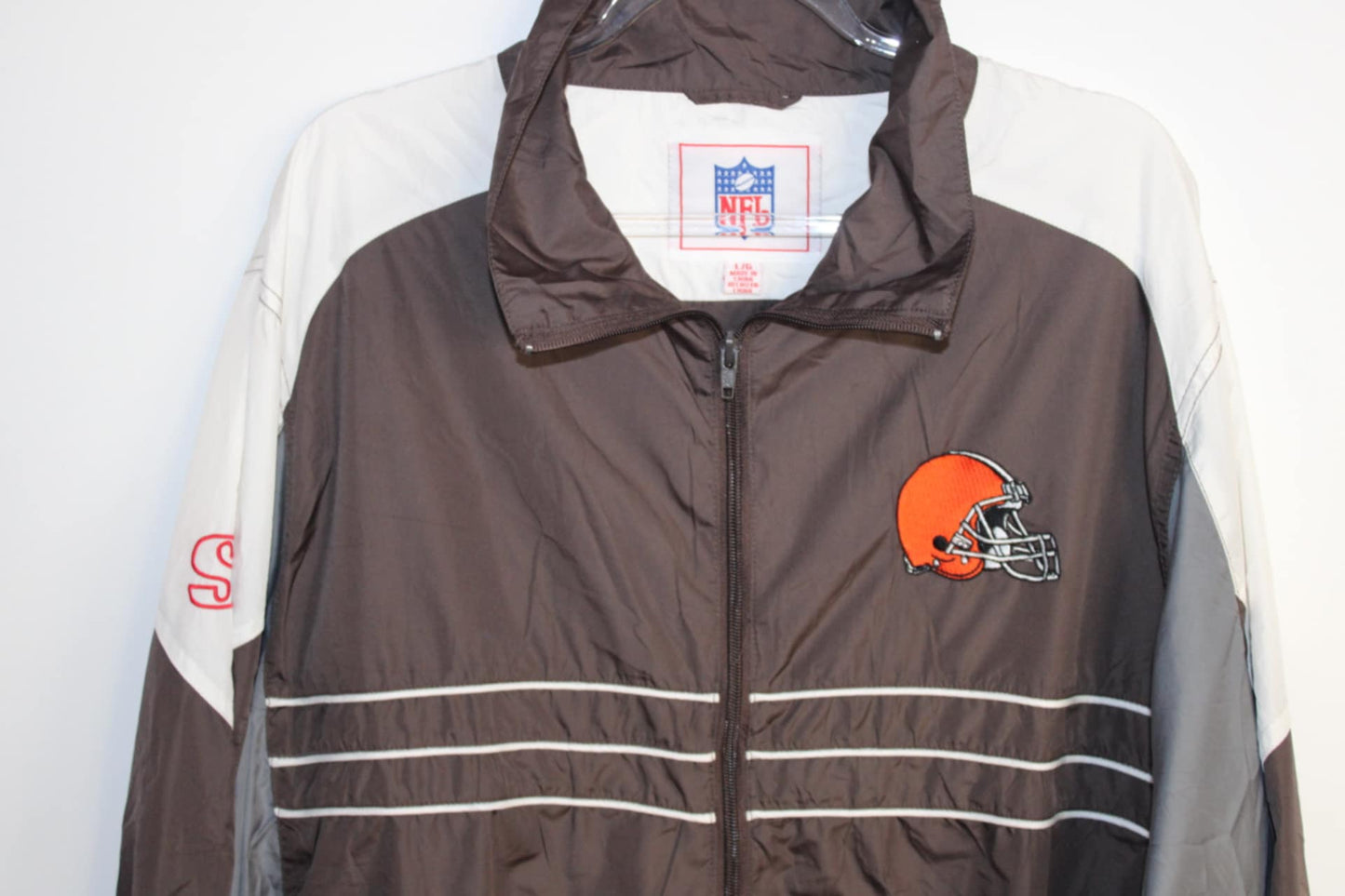 Vintage NFL Cleveland Browns Windbreaker, Size L