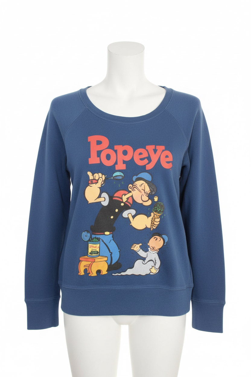 Uniqlo x Popeye the Sailor Man Top, Size S