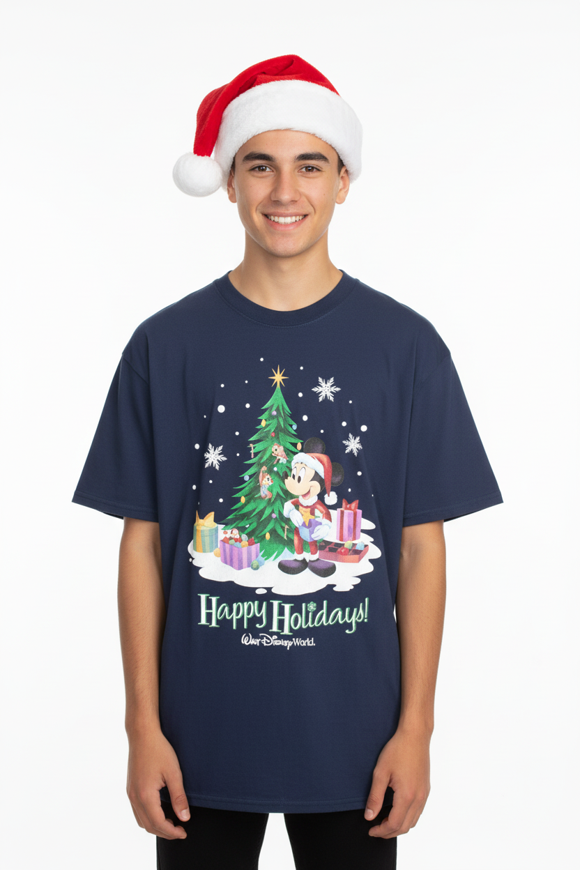 Vintage Disney Christmas Tee, Size XL