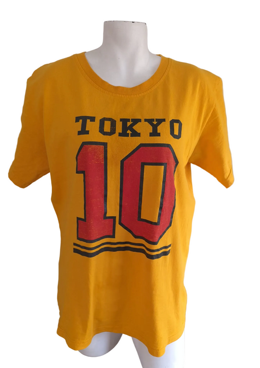 Orange Tokyo Tee, Size L